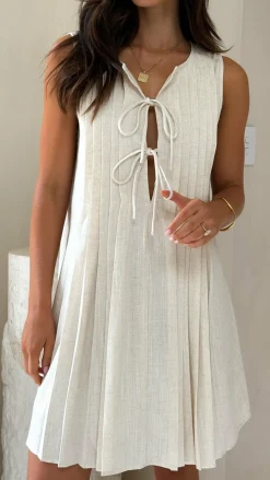 Olivio Mini Dress - Oat