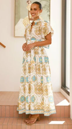 Parson Maxi Dress - Supernova Print