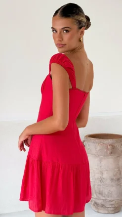 Pascah Mini Dress - Red