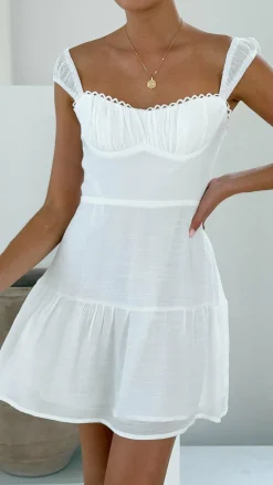 Pascah Mini Dress - White