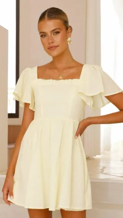 Pasha Mini Dress - Yellow