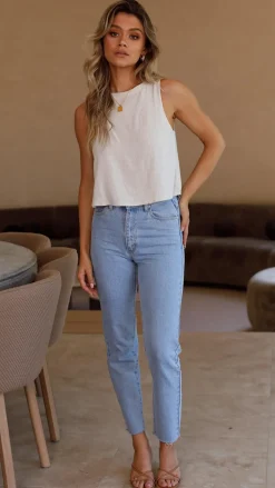 Persephone Crop Top - Natural