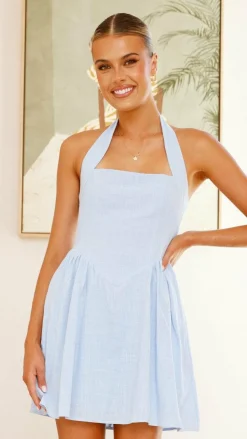 Peyton Mini Dress - Blue