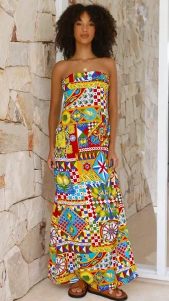 Phaedra Maxi Dress - Phaedra Print