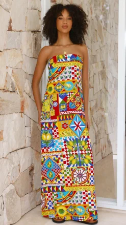 Phaedra Maxi Dress - Phaedra Print