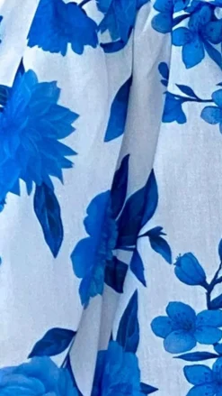 Pixie Mini Dress - Blue Floral