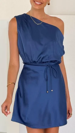 Prudence Mini Dress - Blue