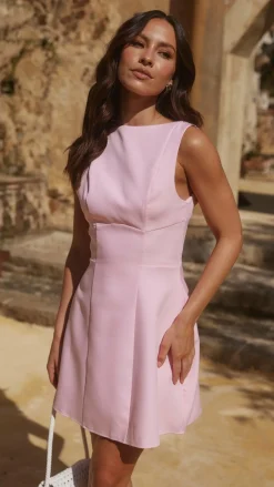 Rafiki Mini Dress - Baby Pink