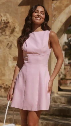 Rafiki Mini Dress - Baby Pink