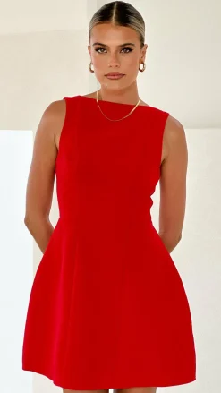 Rafiki Mini Dress - Red