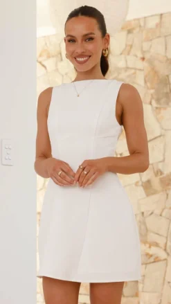 Rafiki Mini Dress - White