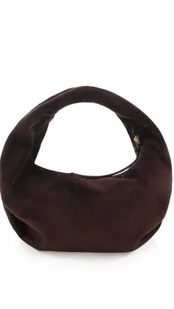 Renee Shoulder Bag - Chocolate Suede