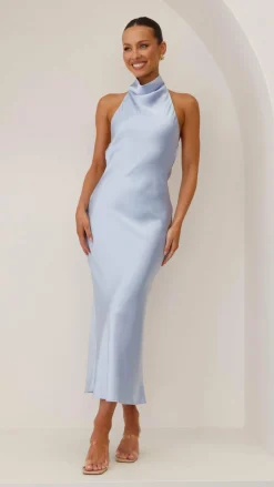 Rina Midi Dress - Blue