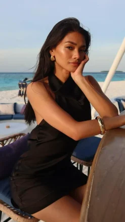 Rina Mini Dress - Black