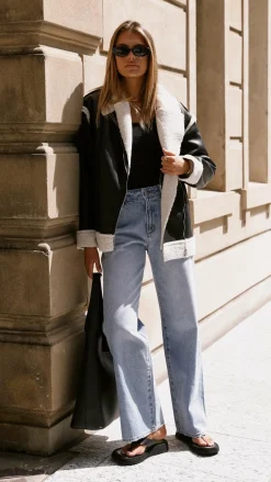 Rollas Kate Baggy Jean - 90s Blue