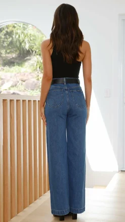 Rollas Sailor Jean Long - Ashley Blue