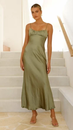 Rue Maxi Dress - Olive