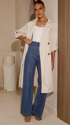 Rylie Trench Coat - Sand