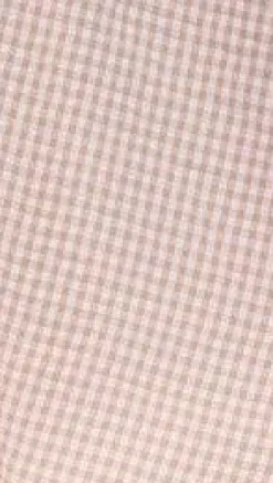 Sahirah Mini Dress - Beige / White Gingham