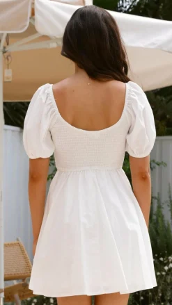 Sahirah Mini Dress - White