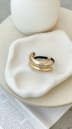 Saku Hair Tie - Gold