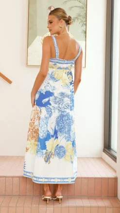 Saleema Maxi Dress - Blue Doll