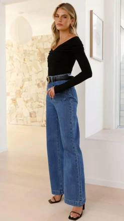 Sandrine Bodysuit - Black