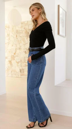 Sandrine Bodysuit - Black