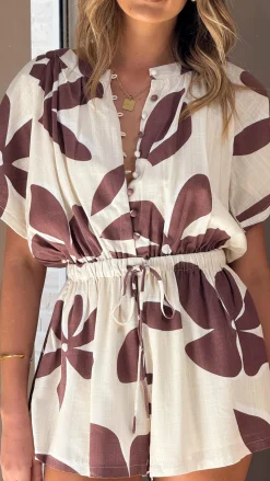 Santorini Playsuit - Belle Femme