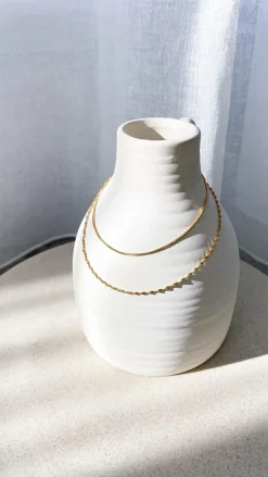 Sarah Twist Necklace Set - Gold