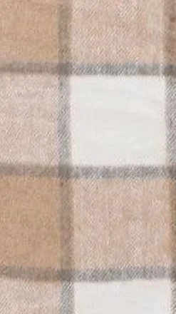 Saskia Jacket - Beige/Cream Check