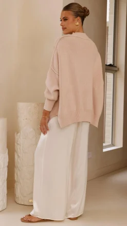 Scarlett Sweater - Dusty Pink