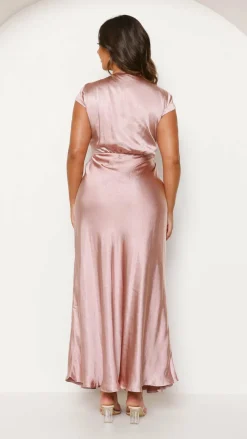 Selma Maxi Dress - Dusty Pink