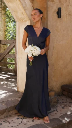Selma Maxi Dress - Navy