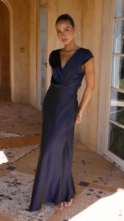 Selma Maxi Dress - Navy