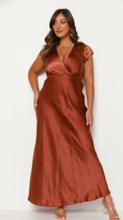 Selma Maxi Dress - Rust