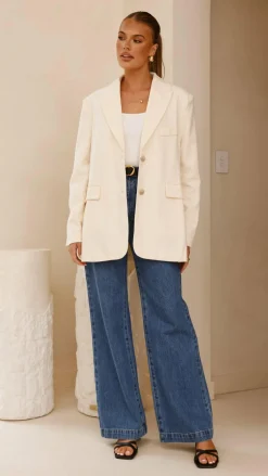 Shannon Blazer - Cream