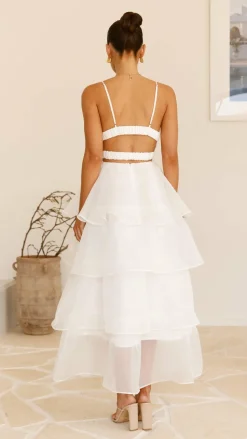 Shayla Maxi Dress - White