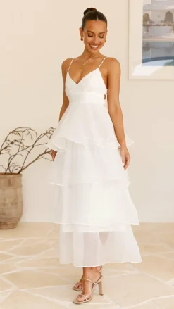 Shayla Maxi Dress - White