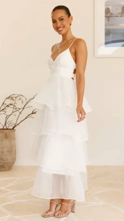 Shayla Maxi Dress - White