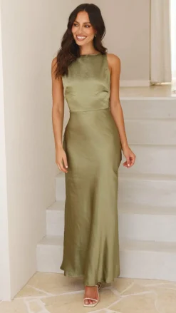 Sia Maxi Dress - Olive