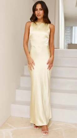 Sia Maxi Dress - Yellow