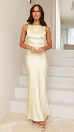 Sia Maxi Dress - Yellow