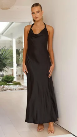 Sian Maxi Dress - Black