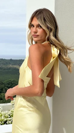 Sian Maxi Dress - Yellow