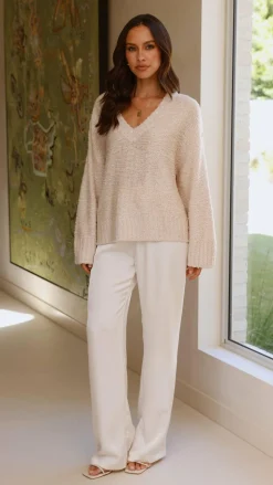 Silas Knit Top - Beige