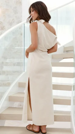 Simone Maxi Dress - Beige