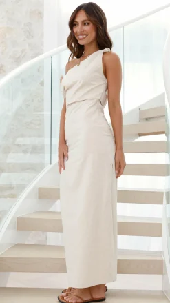Simone Maxi Dress - Beige