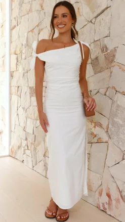 Simone Maxi Dress - White