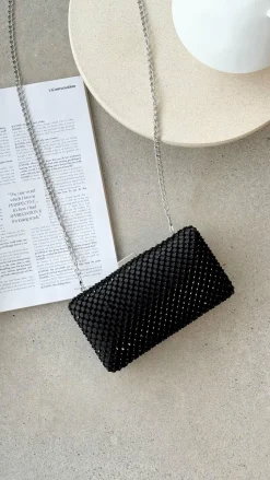 Sloan Clutch Bag - Black